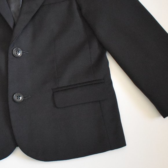 Zara Baby Boy Tailored Collection Extra Fine Wool Black Blazer 18-24 Months - Picture 3 of 7